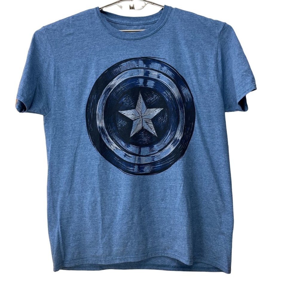 Captain America Disney Parks Marvel T-Shirt Tee Shirt Sz XL
